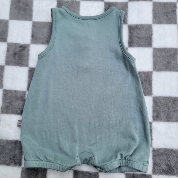 Goumi Bamboo & Organic Cotton Bubble Shorty Romper Size 0-3m - Picture 2 of 4